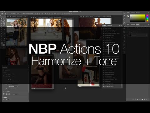 NBP Actions 10: Harmonize + Tone for Photoshop
