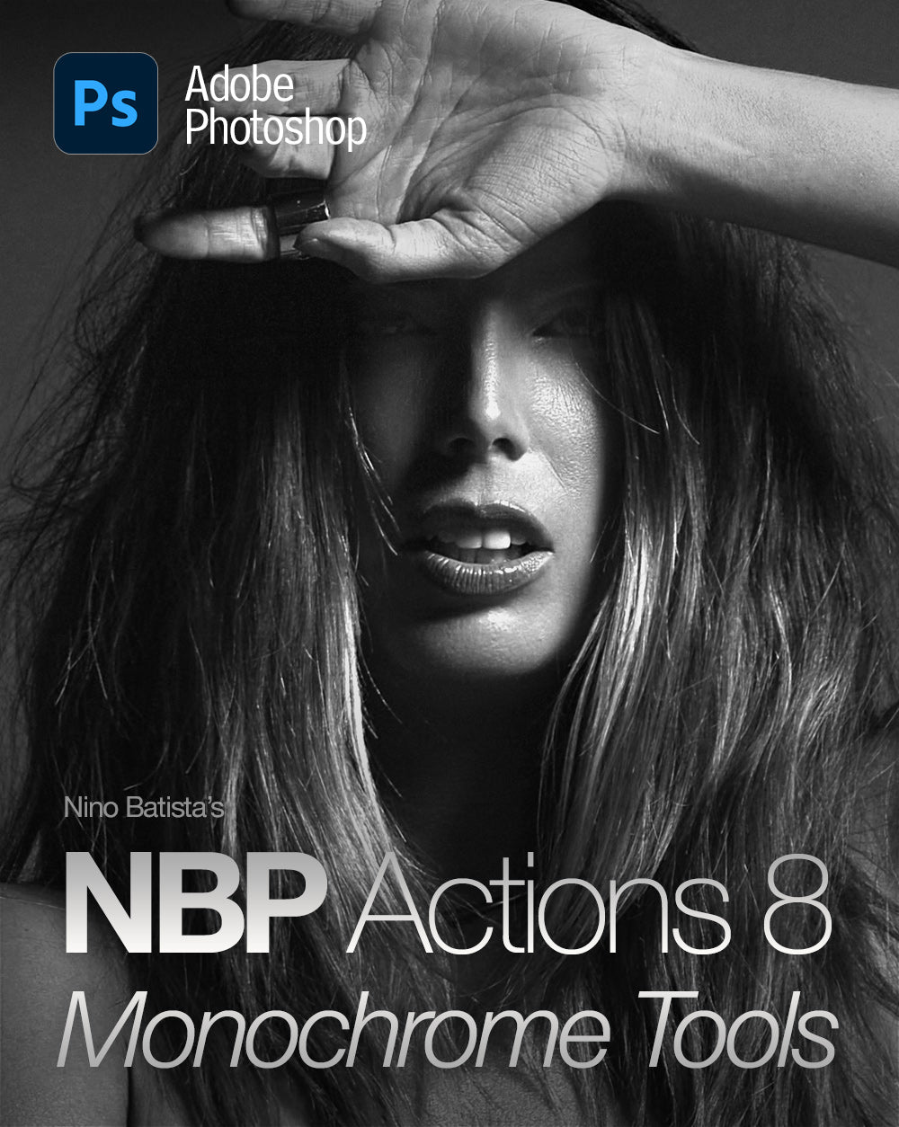 NBP Actions 8: Monochrome Tools for Photoshop + LUTs