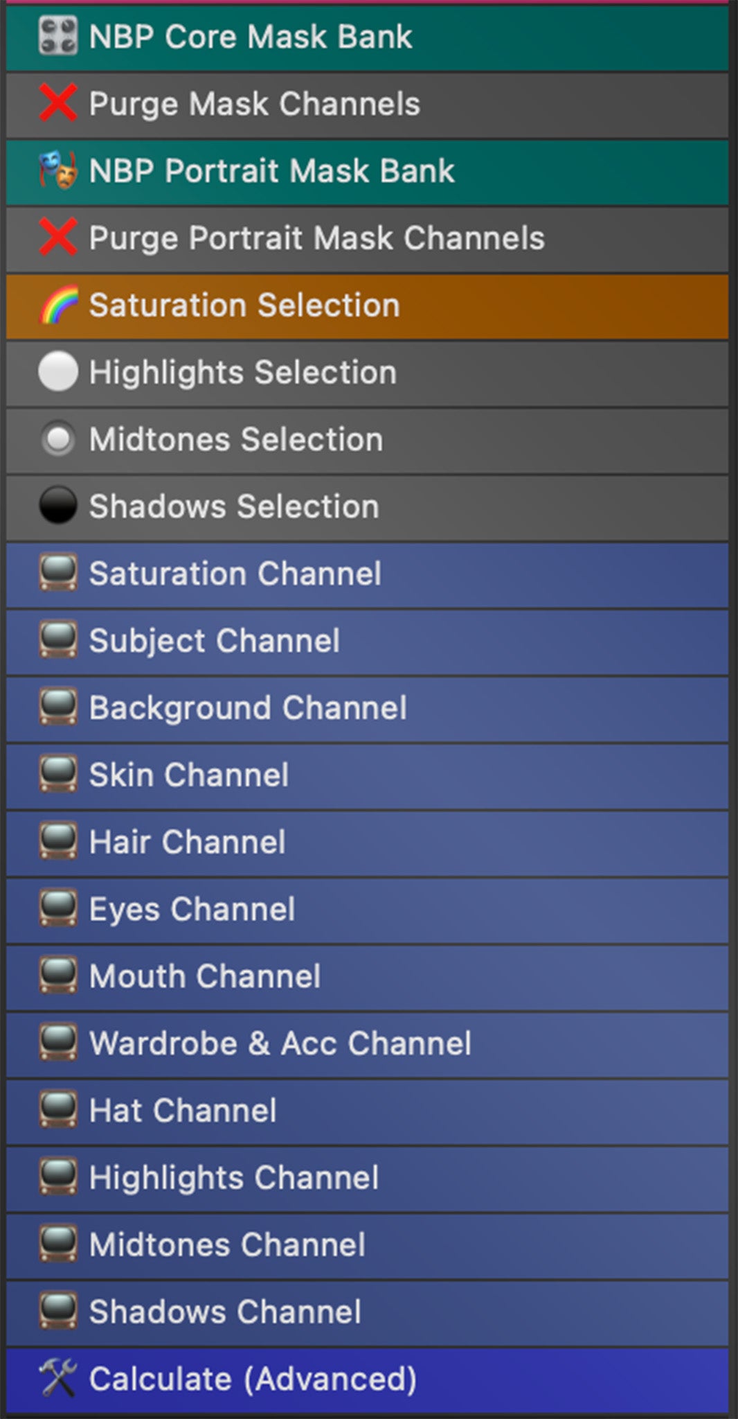 NBP MaskLogic for Photoshop by Nino Batista
