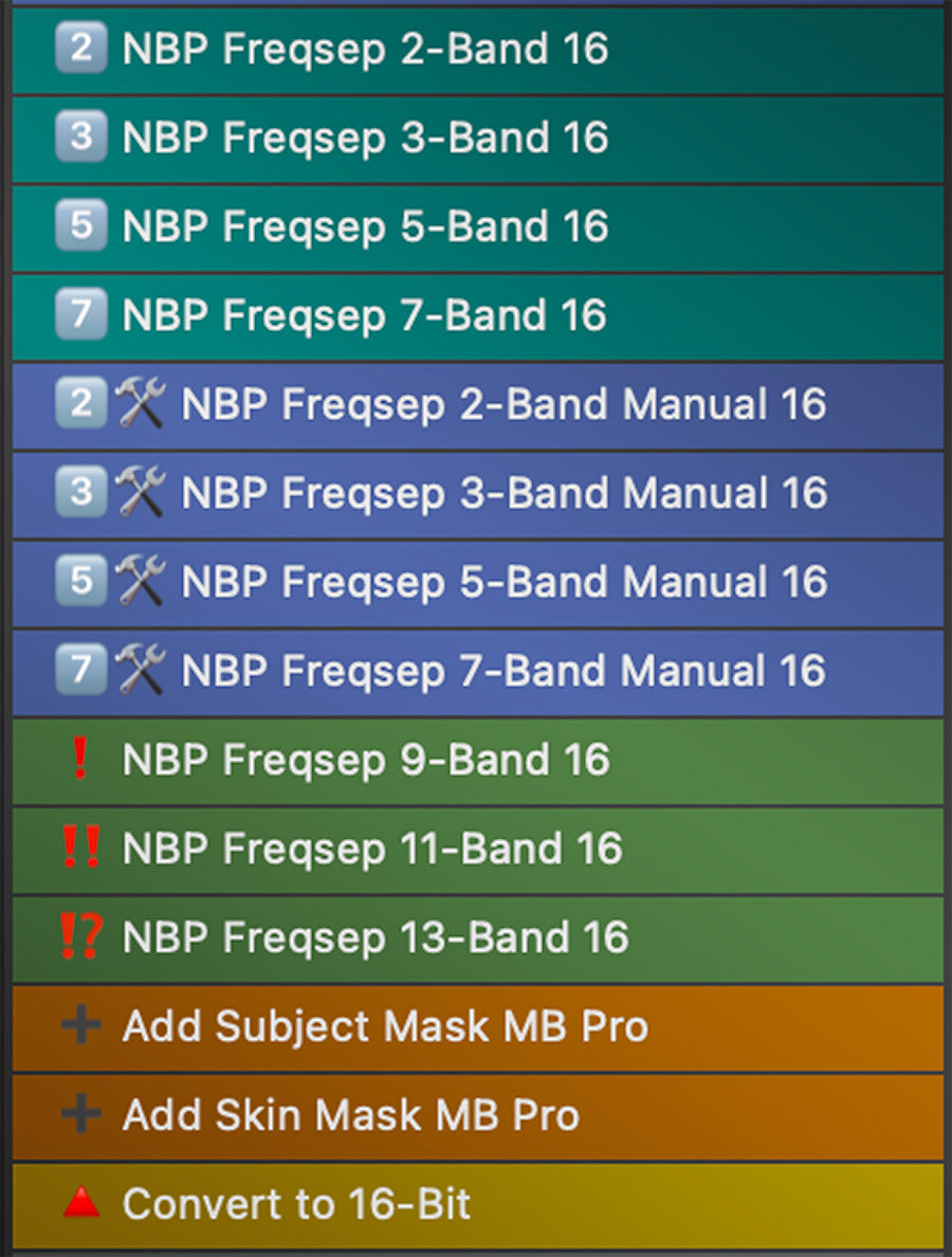 NBP Actions: Freqsep MB Pro