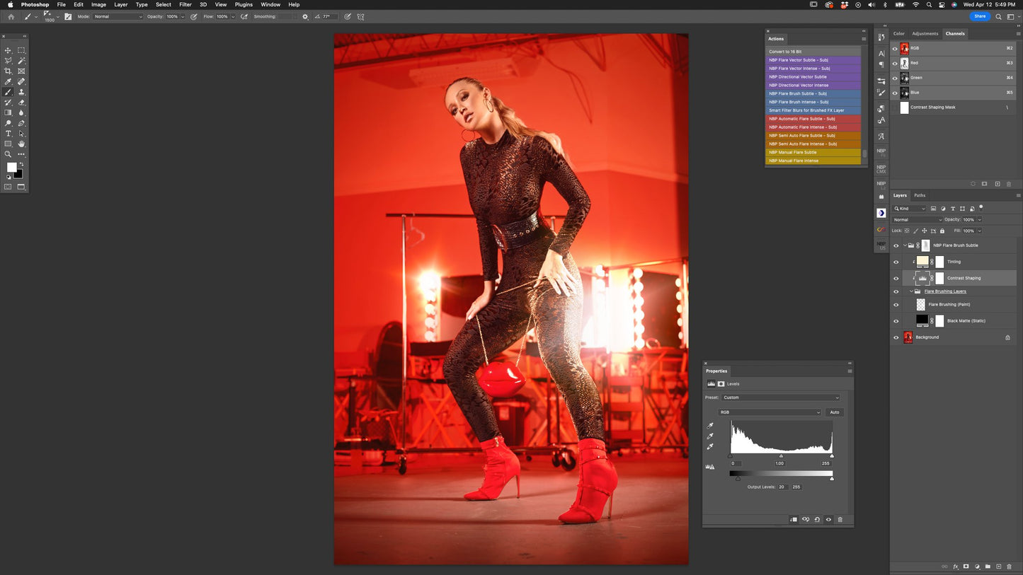 NBP Actions 18: Light Effects for Photoshop